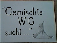 Gemischte WG sucht